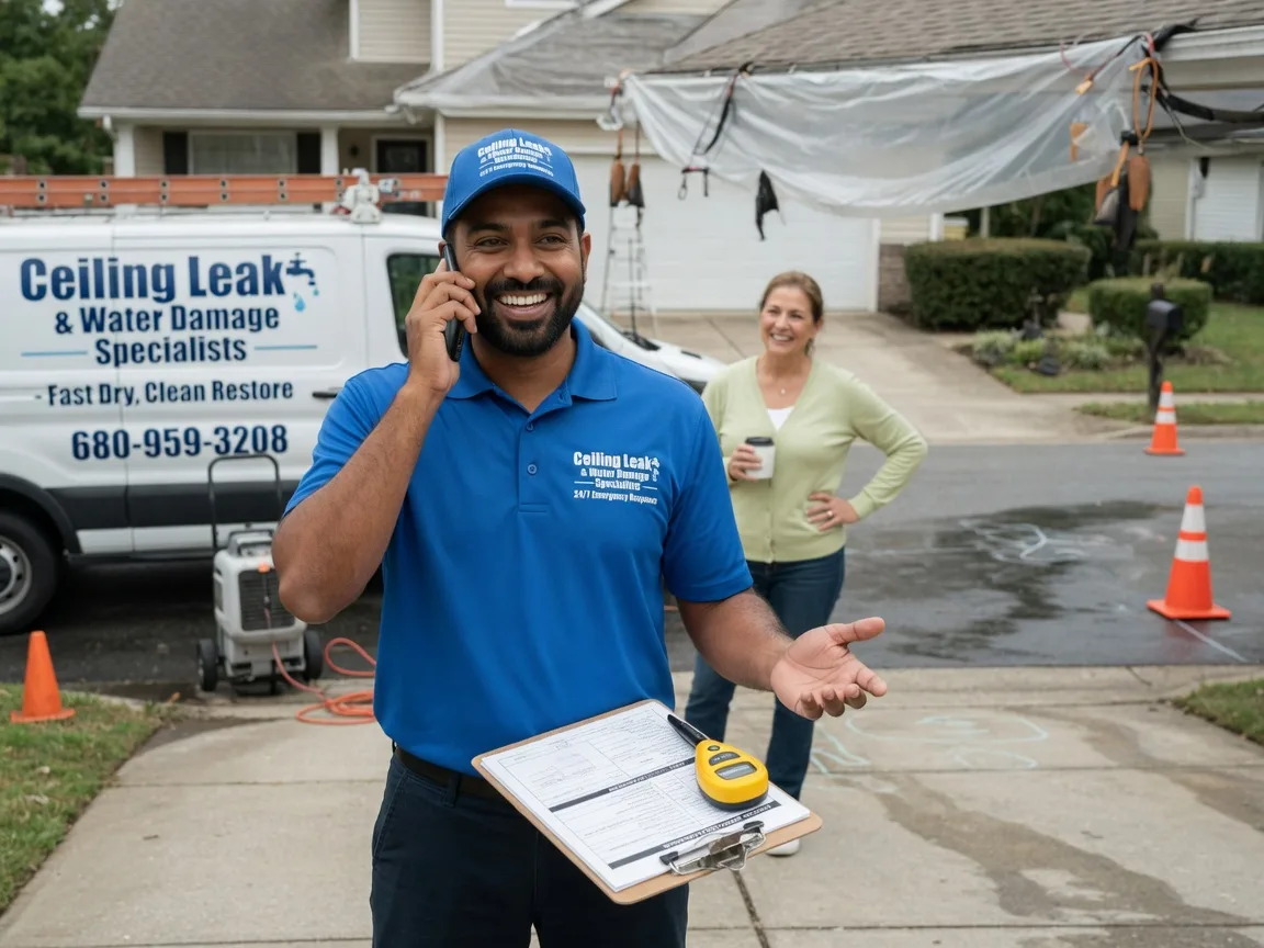 Ceiling Leak Cleanup Mount Carmel, TN FAQs